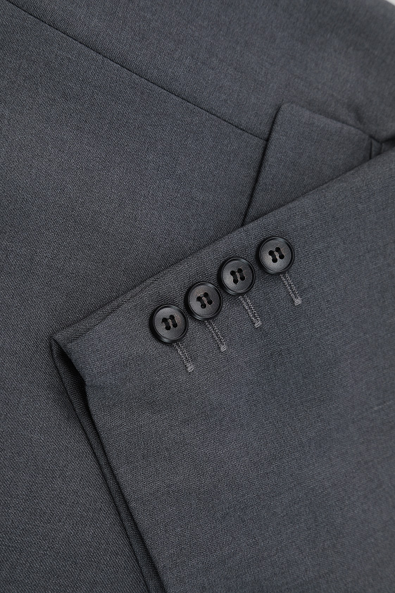 SKU - AR-BT-ST001-2R Men's Grey Big & Tall 2-Piece Suit Set 