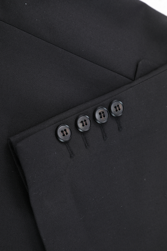 SKU - AR-BT-ST001-2R Men's Charcoal black Big & Tall 2-Piece Suit Set