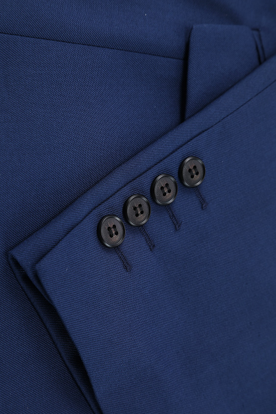 Big and Tall Men's Navy Blue Suit Set