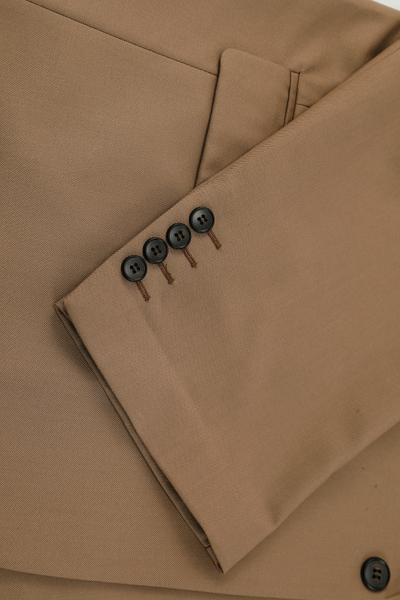 Big and Tall Men's Khaki Suit Set