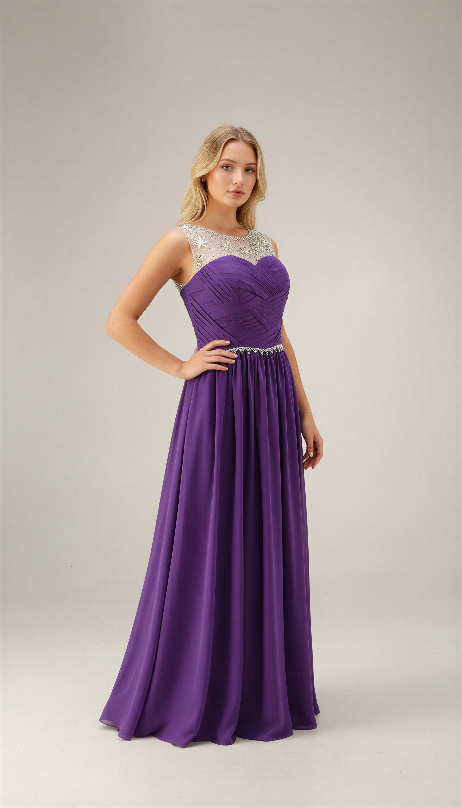 Luxury Sequin Mermaid Evening Dress - Formal Deep V-Neck Prom Gown with Baroque Beaded Embroidery