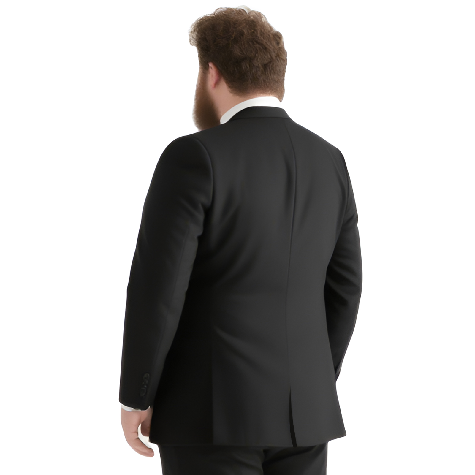 Men's Big & Tall 2-Piece Suit Set - Single Button for Wedding, Business & Formal Occasions