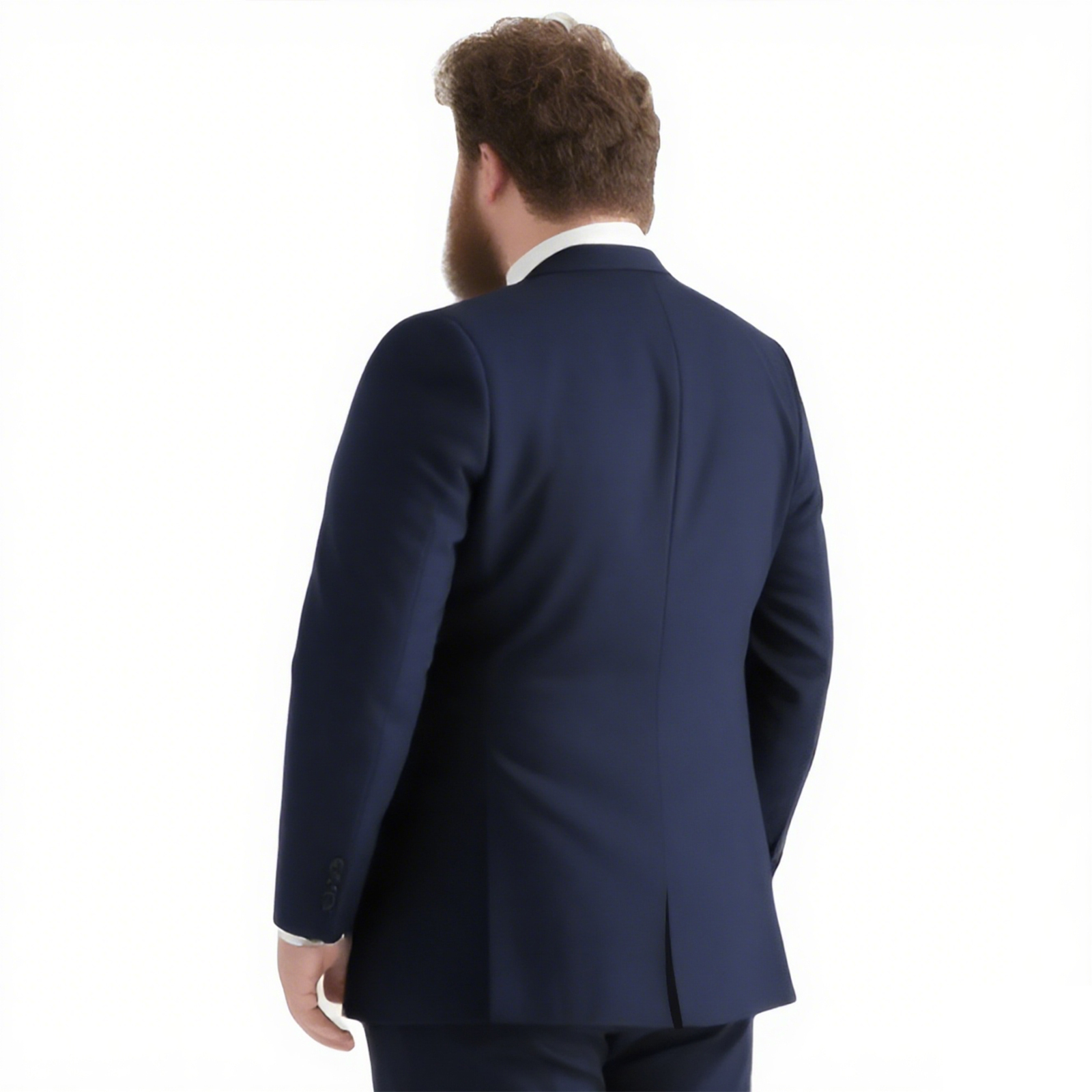 Men's Big & Tall 2-Piece Suit Set - Single Button for Wedding, Business & Formal Occasions