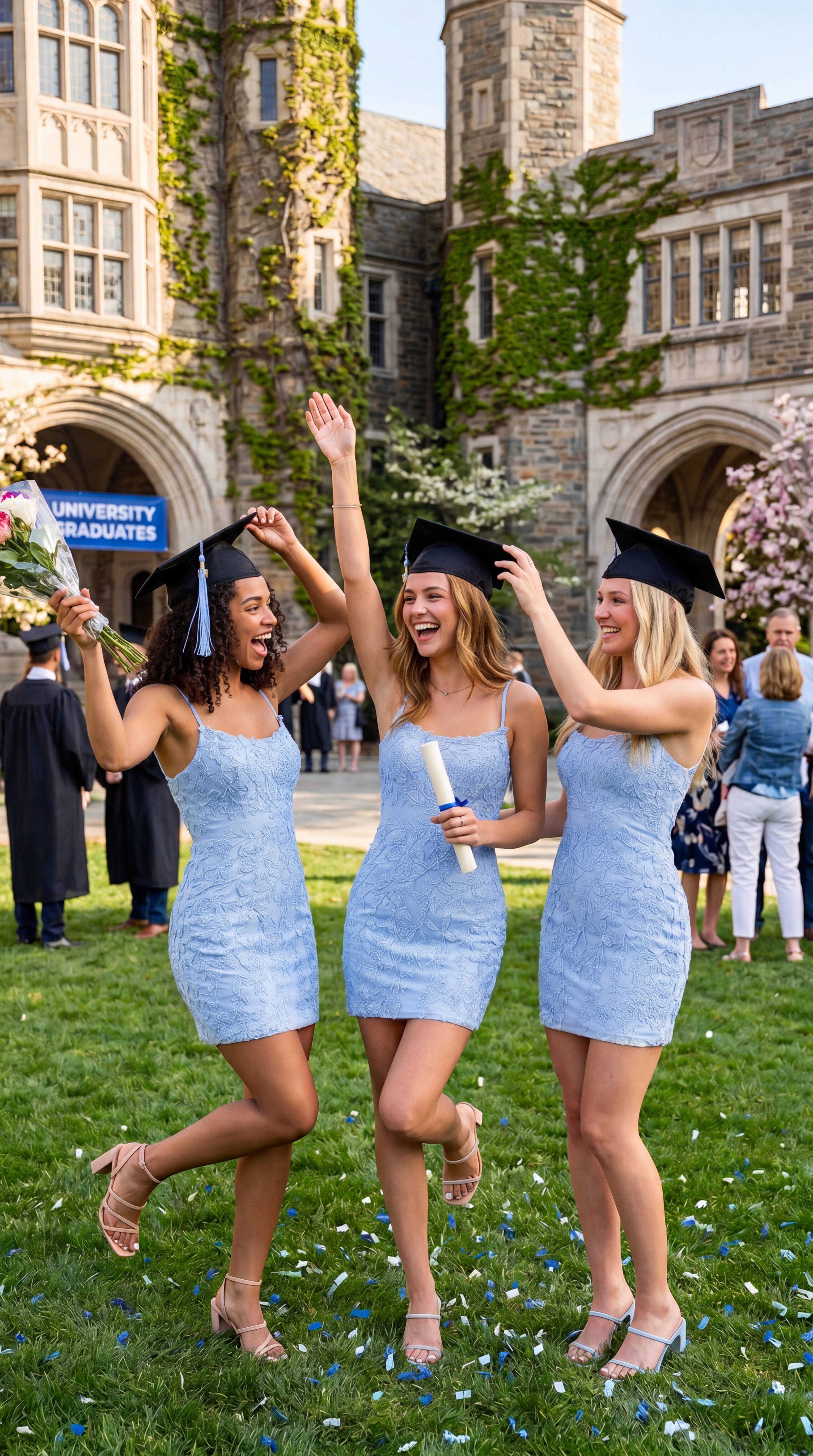 Dusty Blue Lace  Appliqué  Crisscross Backless Homecoming Dress | Bodycon Short Sparkly Mini Party & Graduation Dress
