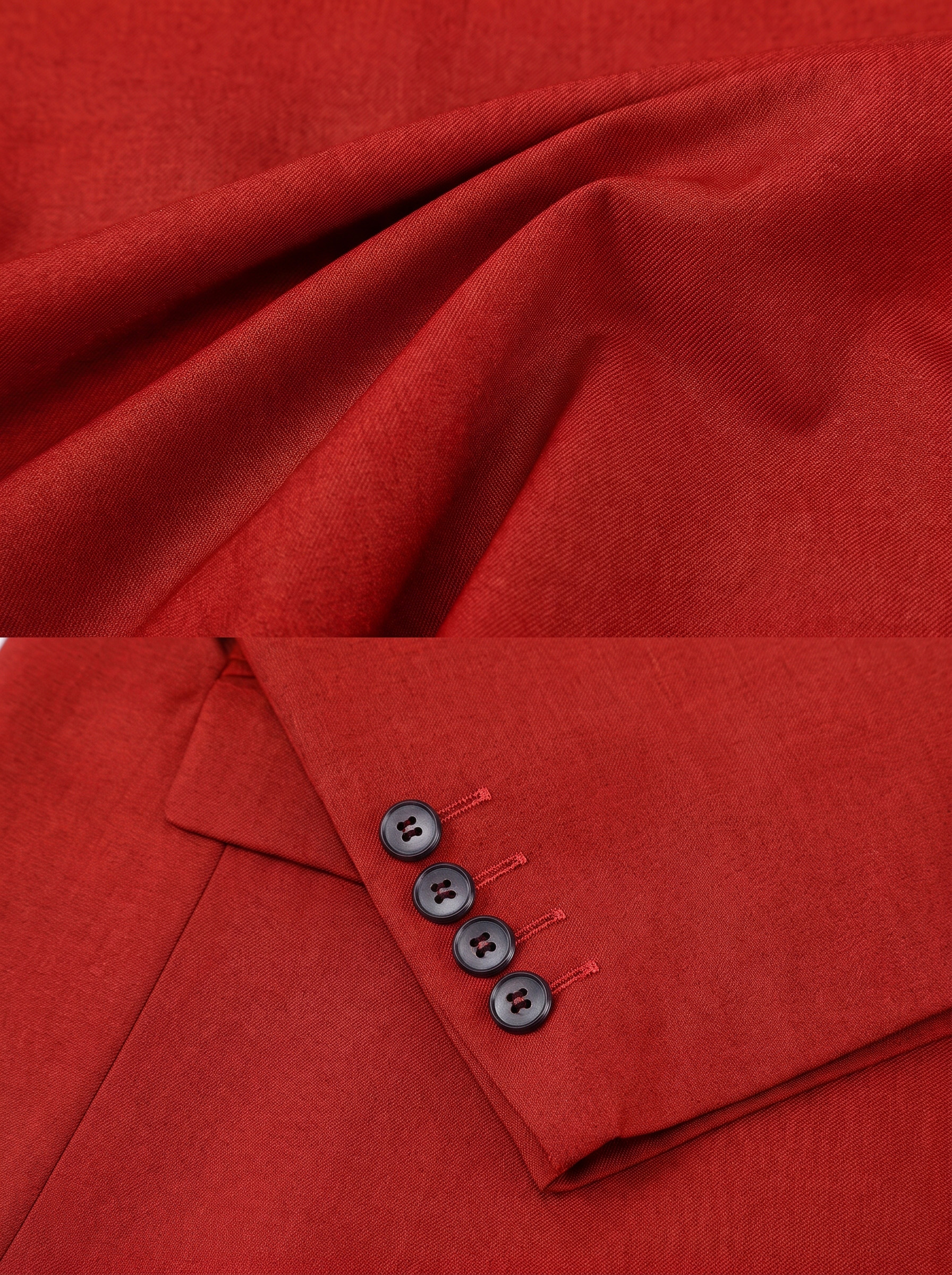 Big and Tall Men's Red Suit Set