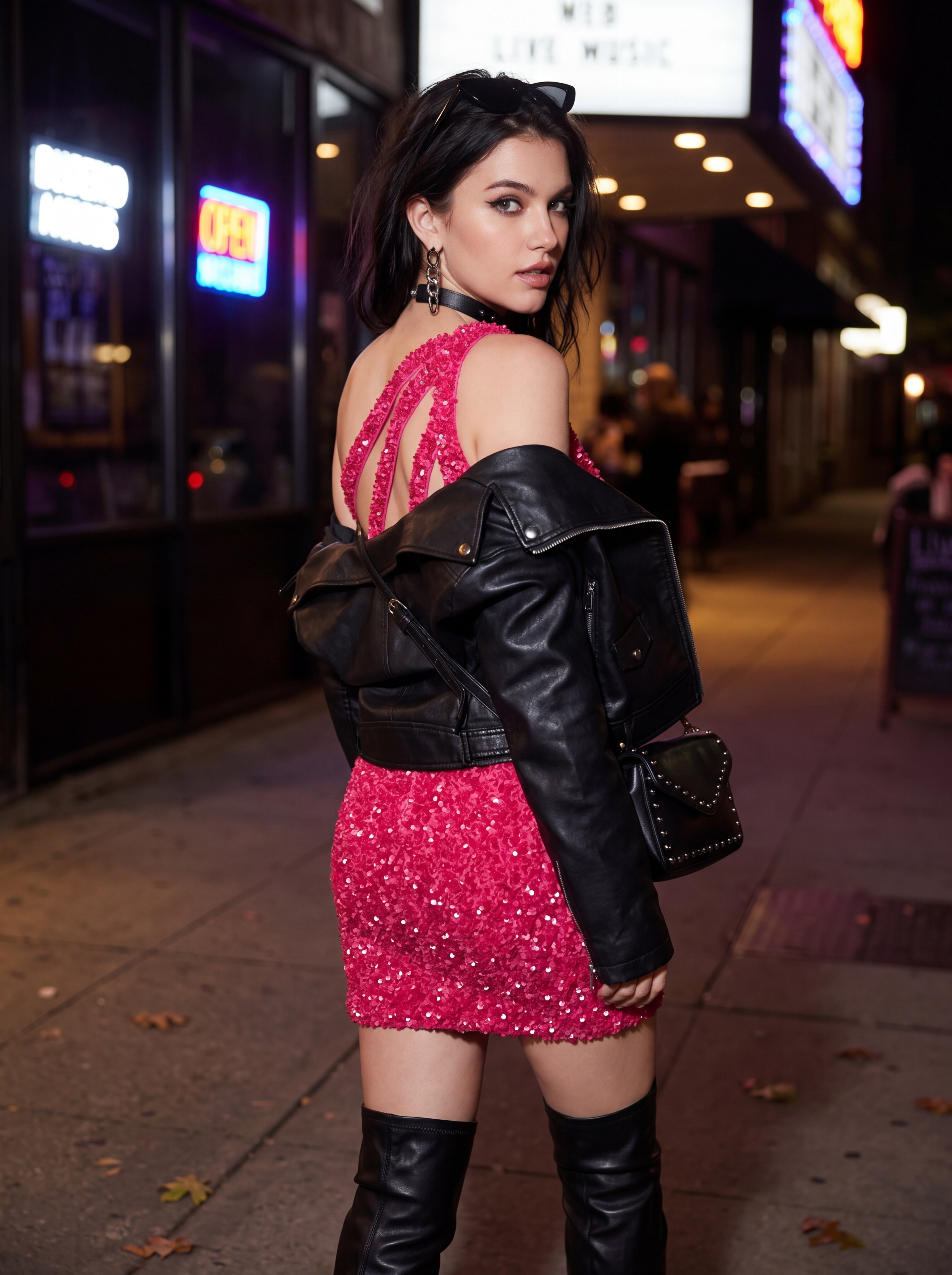 One Shoulder Fuchsia Sequin Bodycon Homecoming Dress | Short Sparkly Mini Dress for Graduation & Parties, Prom, Cocktail & Night Out
