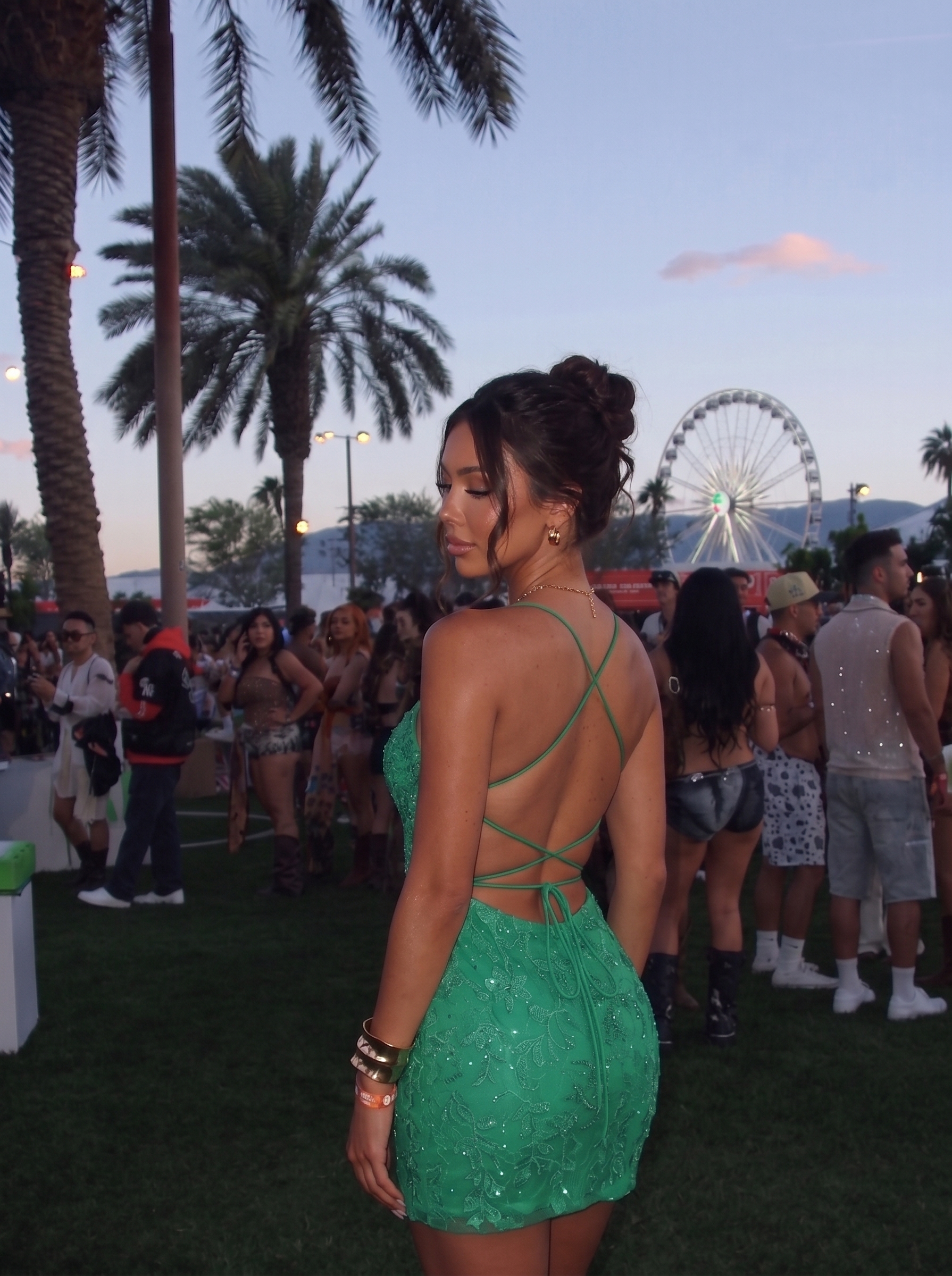 Green Bodycon Short Homecoming Dress with Beading【U.S. STOCK 48 hours shipping】