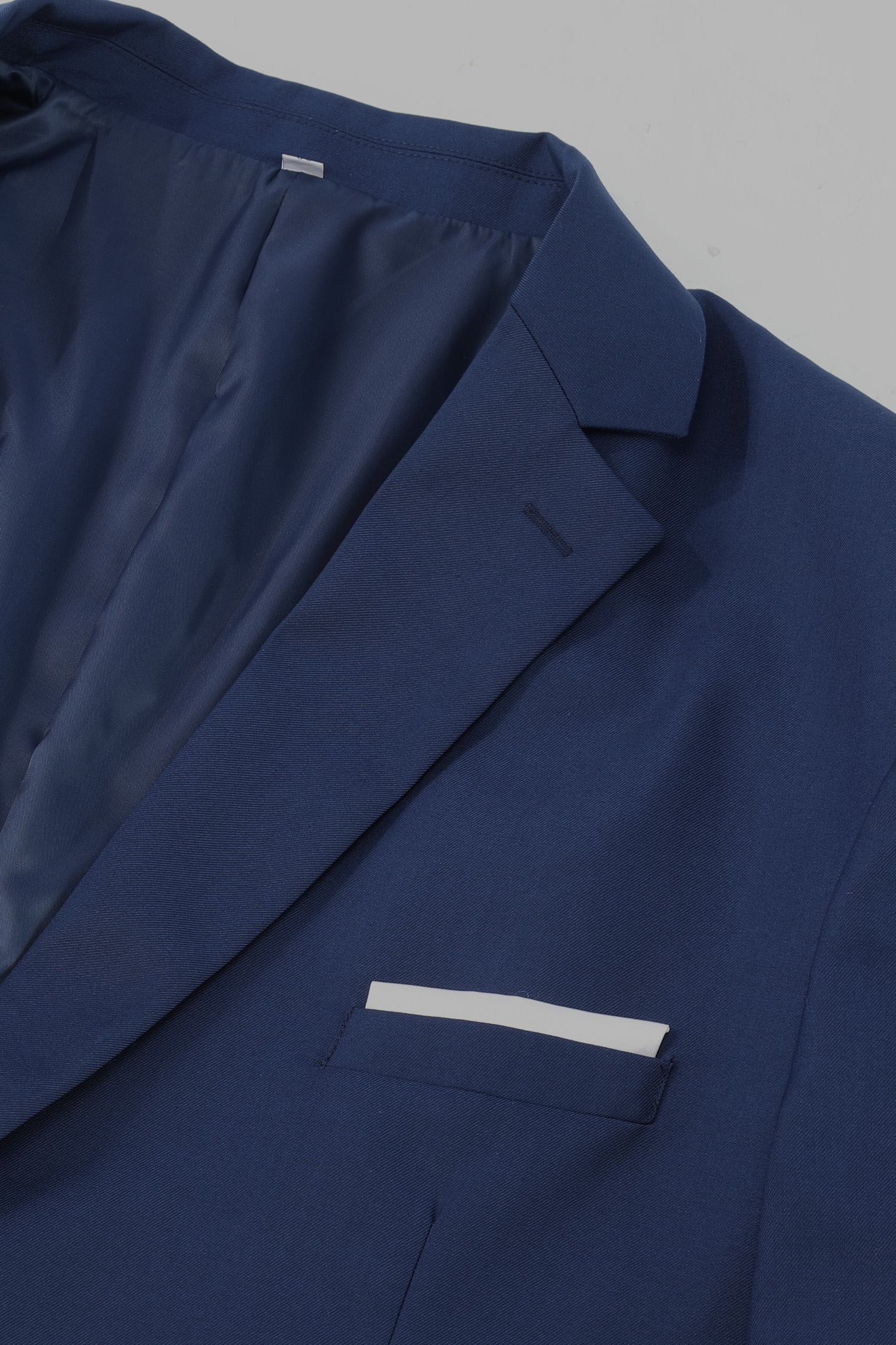 Big and Tall Men's Navy Blue Suit Set
