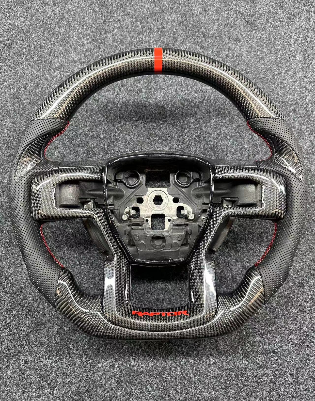 Carbon Fiber Steering Wheel for Ford F-150 / Gen 2 Raptor (2015–2020)