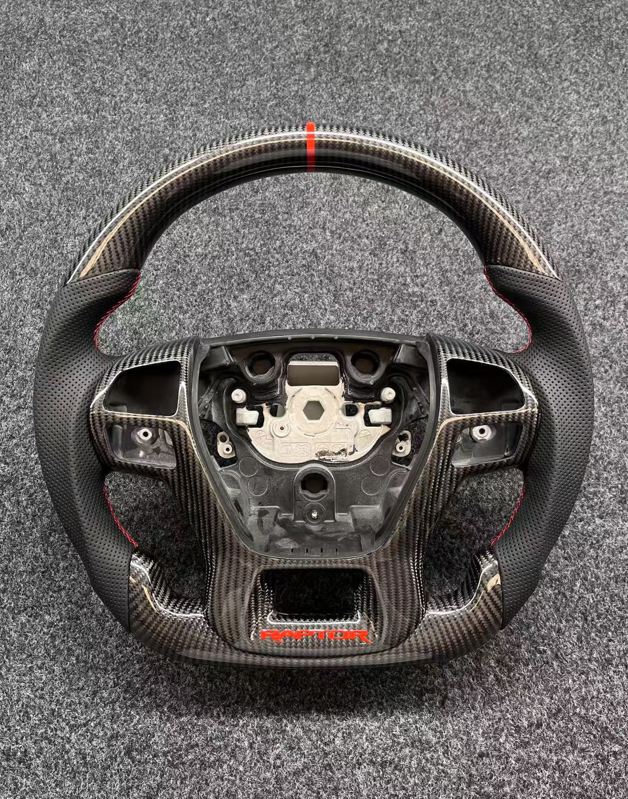 Custom Carbon Fiber Steering Wheel for Ford Focus, Focus ST & Focus RS (2012–2018)