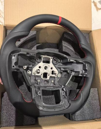 OEM Sport Flat-Bottom Leather Steering Wheel for Ford F-150 & Gen 2 Raptor (2015–2020)