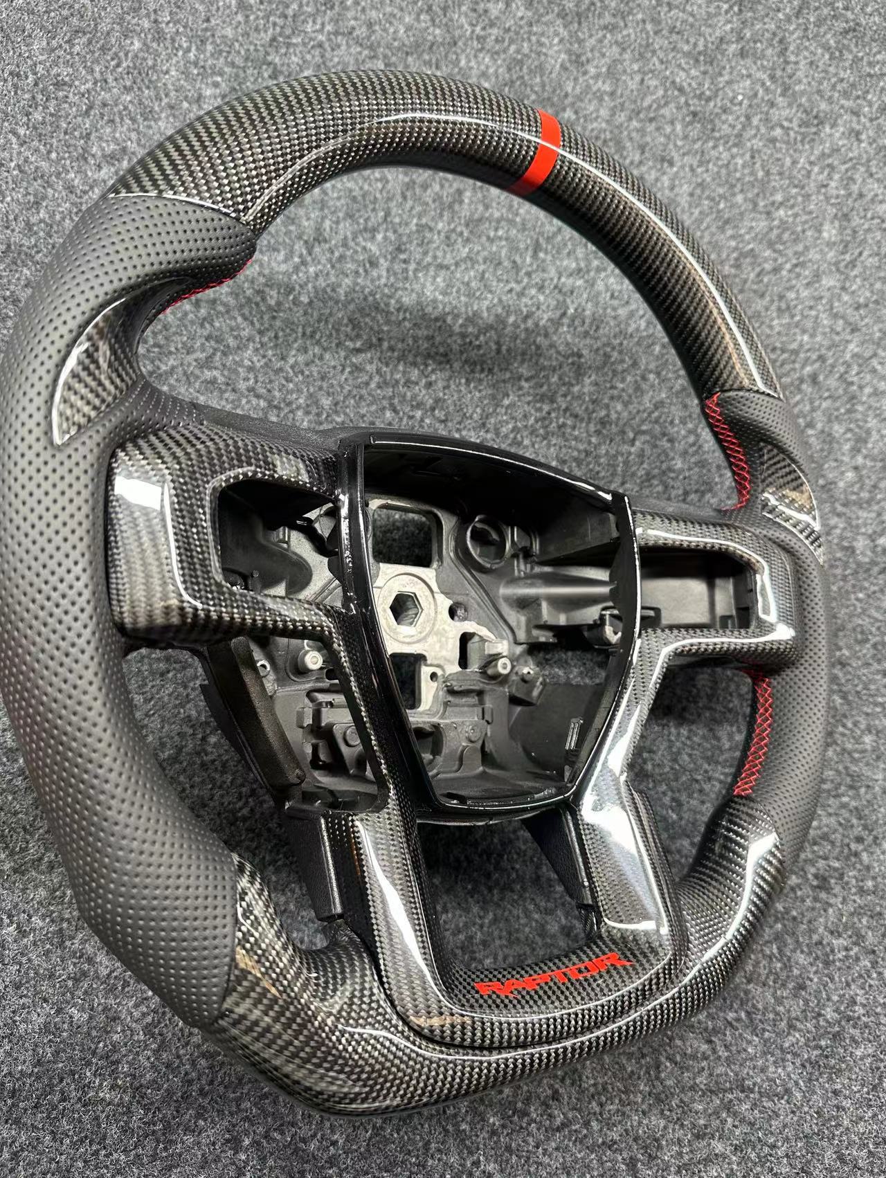 Carbon Fiber Steering Wheel for Ford F-150 / Gen 2 Raptor (2015–2020)