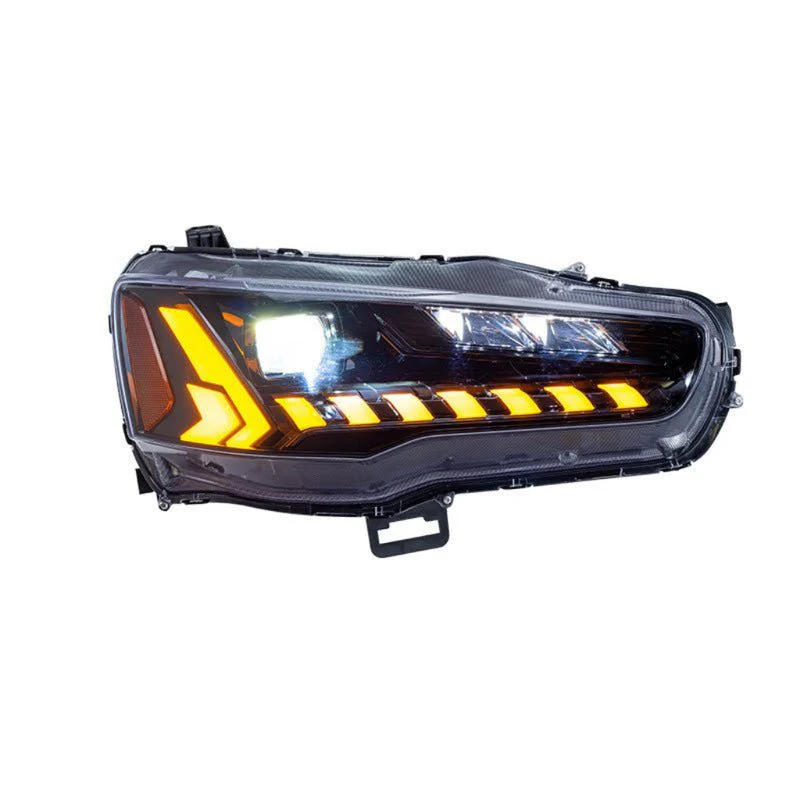 08-18 Mitsubishi Lancer / EVO LED RGB Projector Headlights Assembly With Sequential Turn Signal