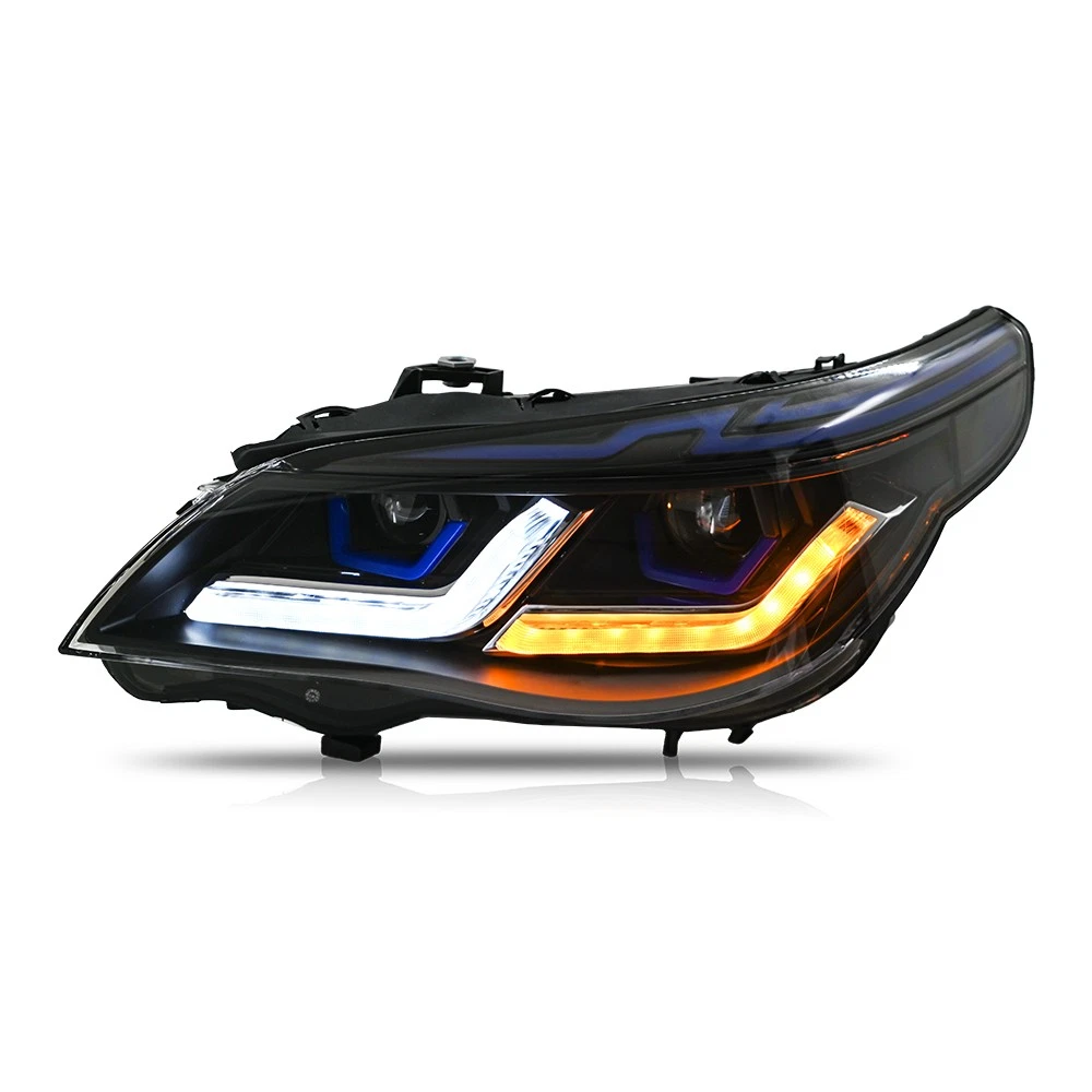 Full LED Headlights For BMW E60 E61 523i 530i 2005-2010 DRL Sequential Assembly