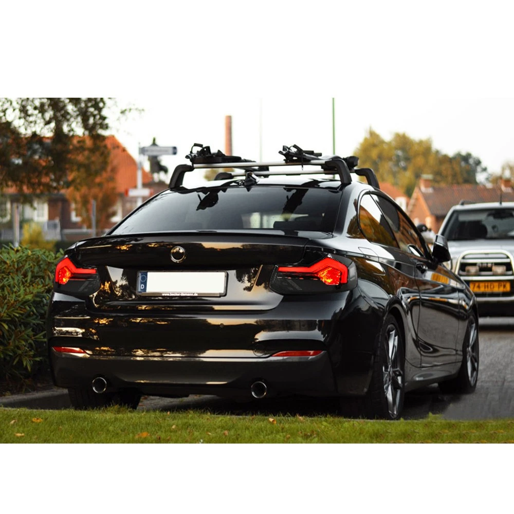 Pair Somked LED Tail Lights For BMW 2 Series 2014-2021 F22 F23 228i 230i Upgrade