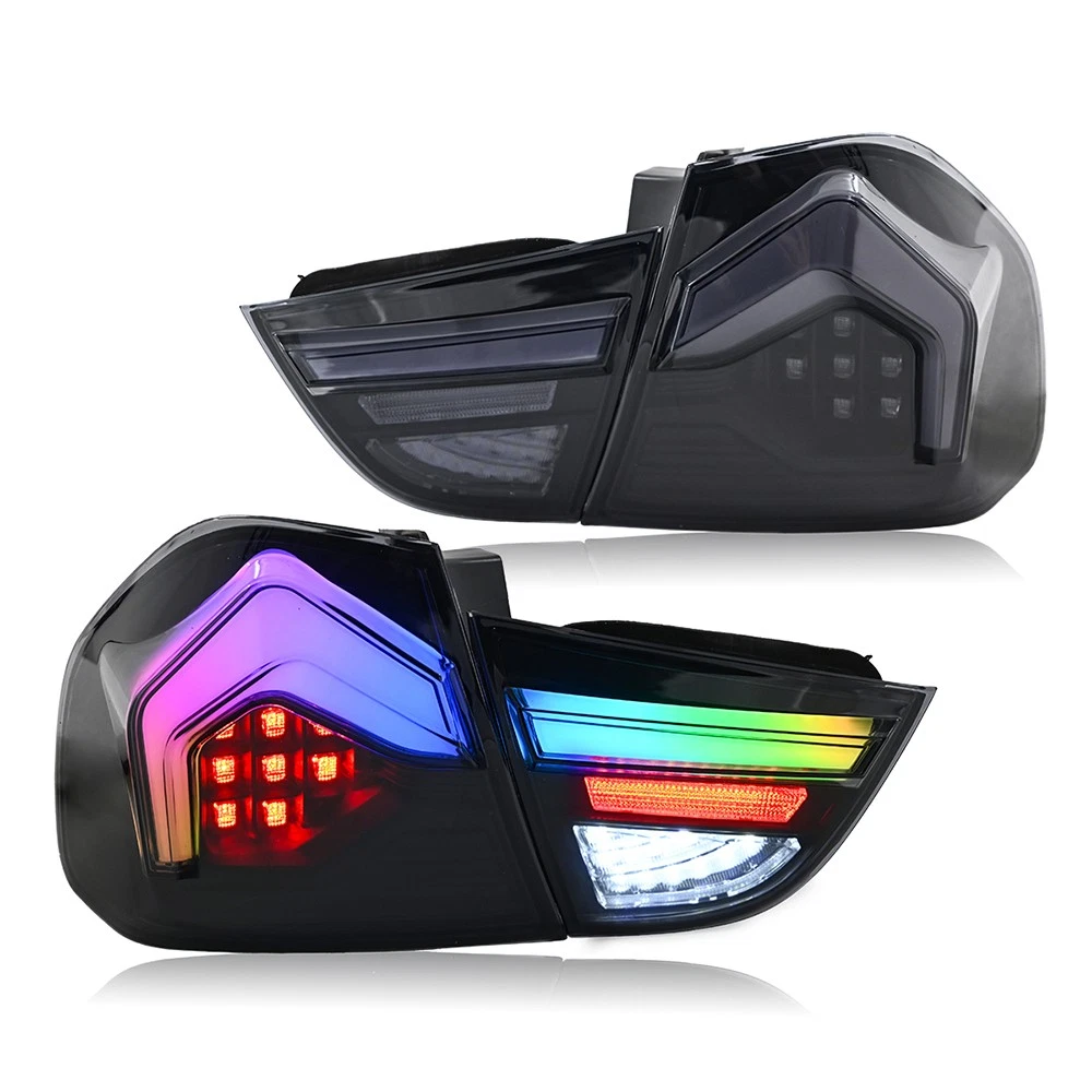 RGB LED Tail Lights For BMW 3 Series E90 Sedan 2009-2012 Rear Lamps w/Animation