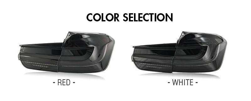 Smoked LED Taillights Rear Lamps For 2013-2018 BMW 3 Series F30 320i 335i Sedan