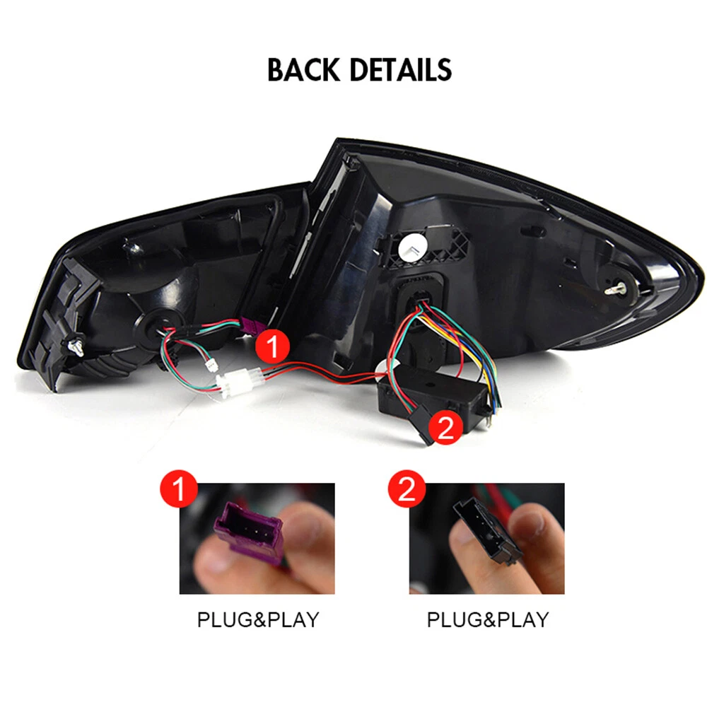 For BMW 5 Series F10 F18 2011-2017 LED Tail Light Rear Sequential Signal Lamp