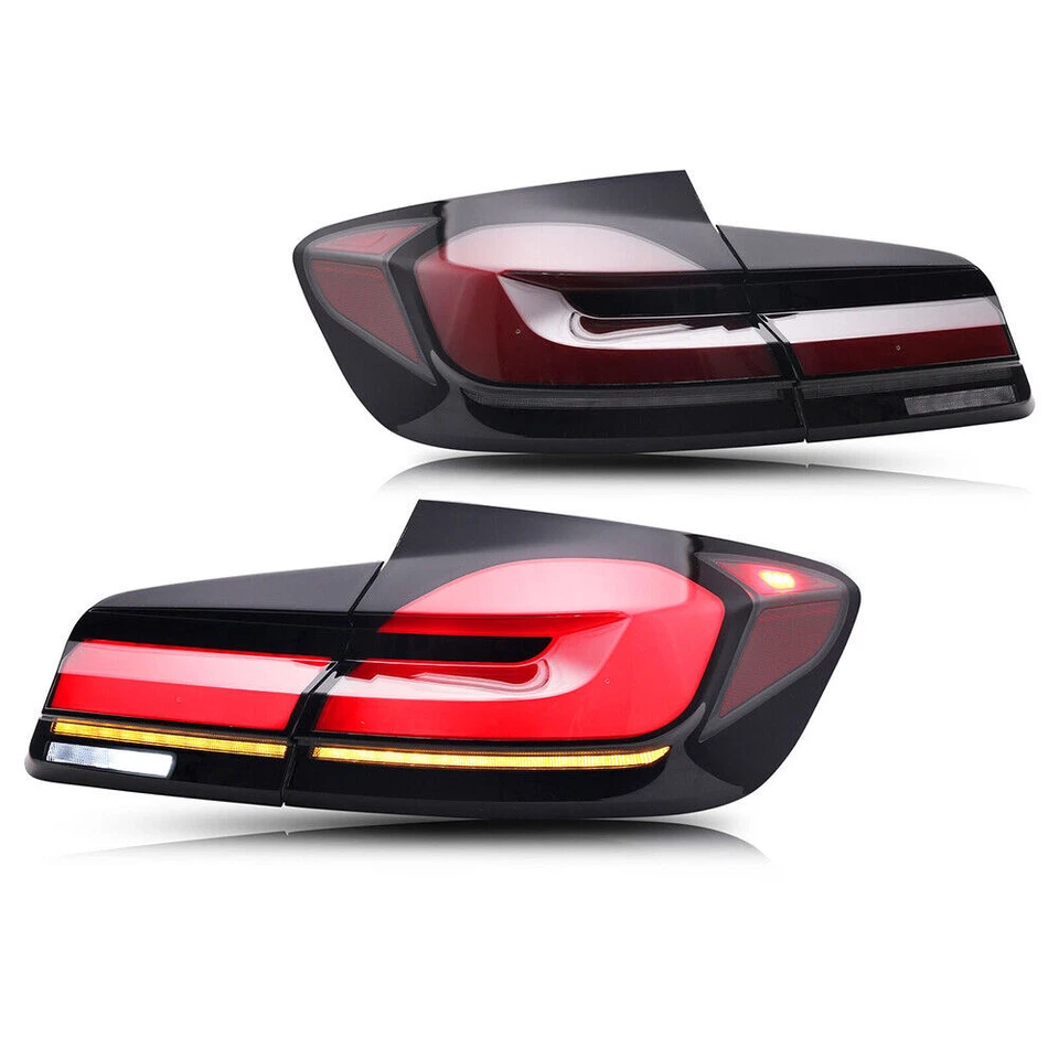 LED Tail Lights For BMW 5 Series F10 F18 2011-2017 Sequential Rear Lamps