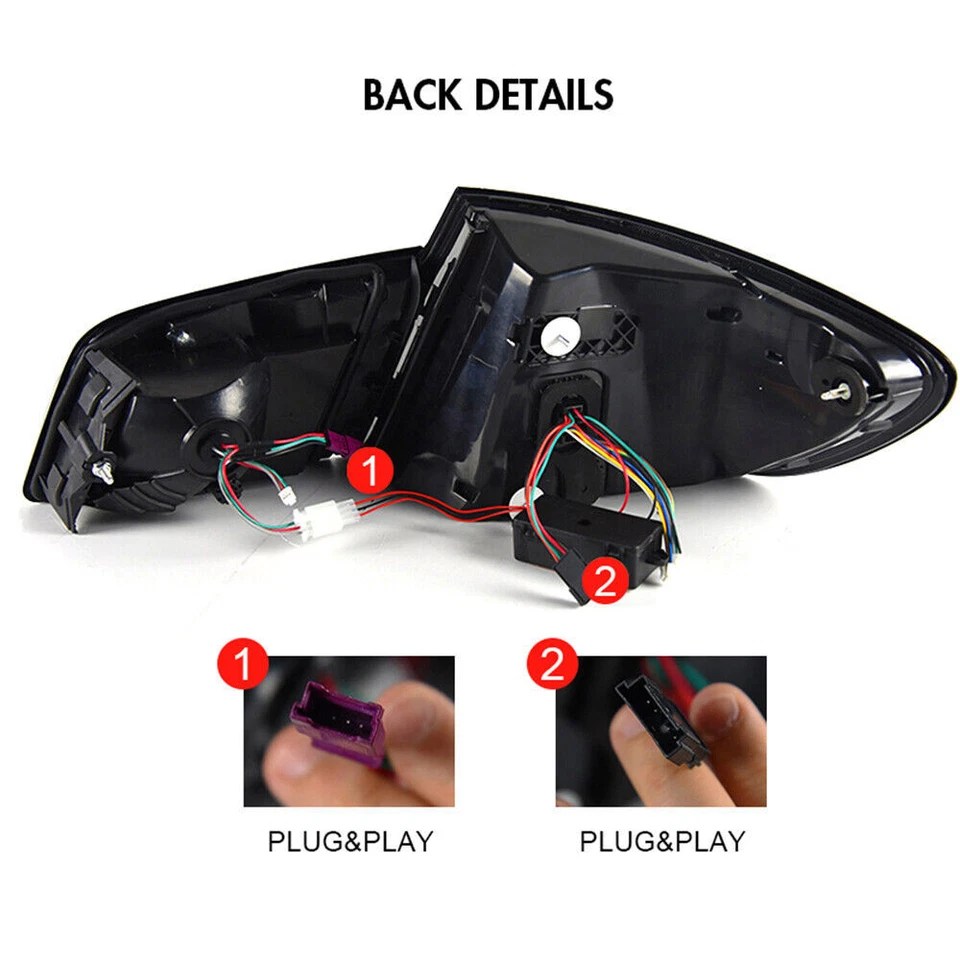 LED Tail Lights For BMW 5 Series F10 F18 2011-2017 Sequential Rear Lamps