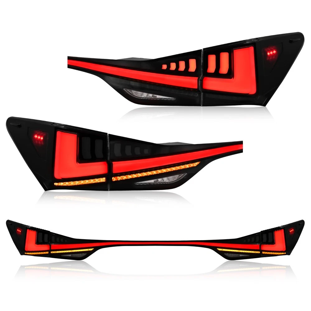 Full LED Tail Lights for Lexus GS350 GS200t GSF 2012-2020 Sequential Rear Lamps