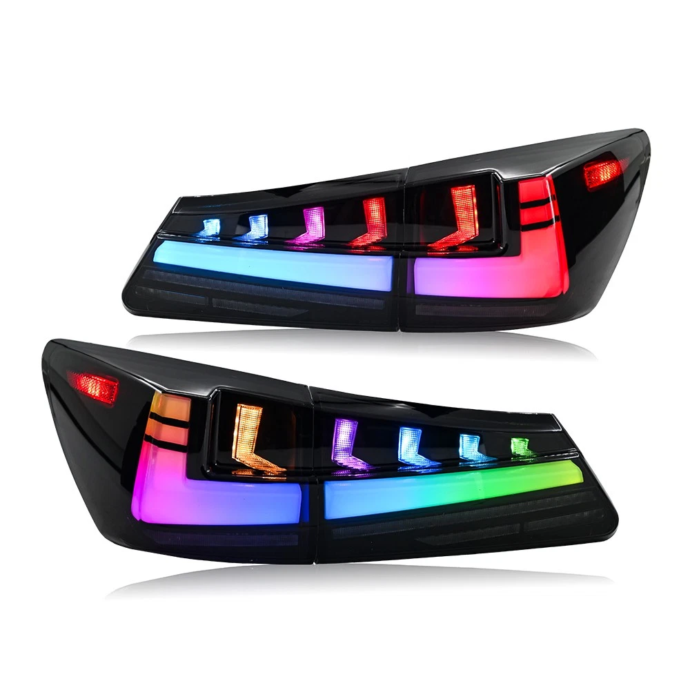 RGB LED Tail Lights For Lexus 2006-2013 IS250 IS350 ISF w/Start-up Animation