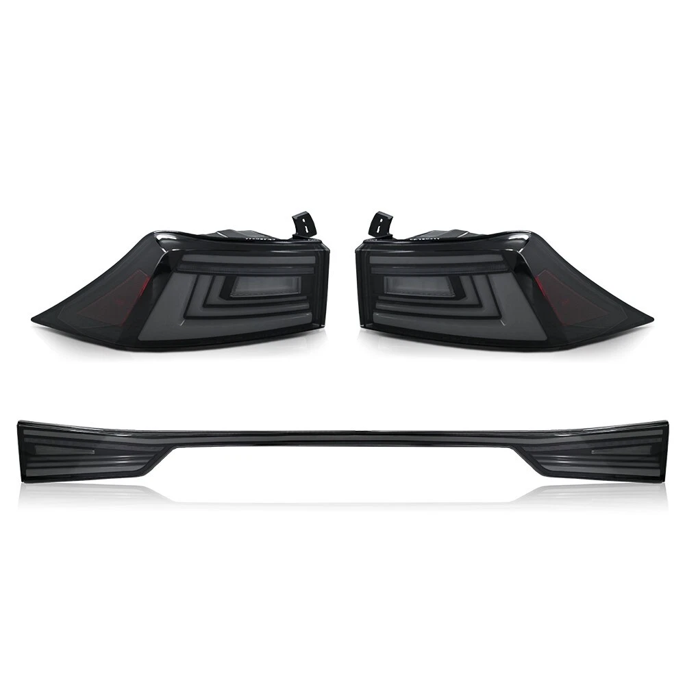 RGB LED Tail Lights For 2014-2020 Lexus IS250 IS300 IS350 IS200T &Center Lamp