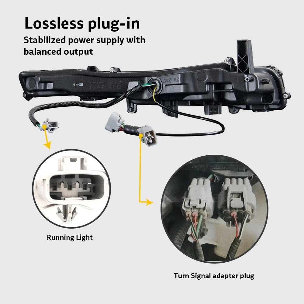 RGB LED Daytime Running Lights For Lexus IS250 IS350 IS300 2017-2020 DRL LH+RH