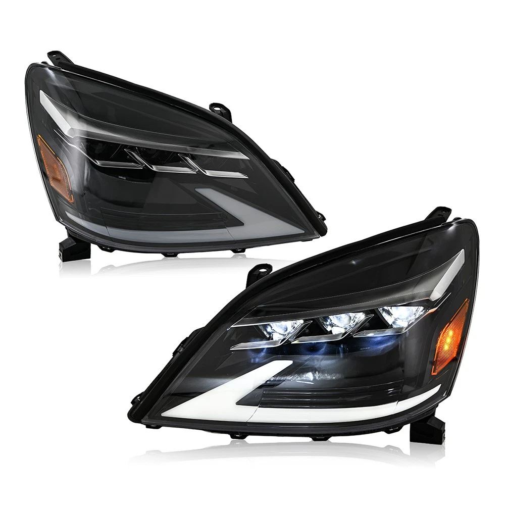 2x LED Sequential Headlights For Lexus GX470 2003-2009 Front Head Lamps Assembly
