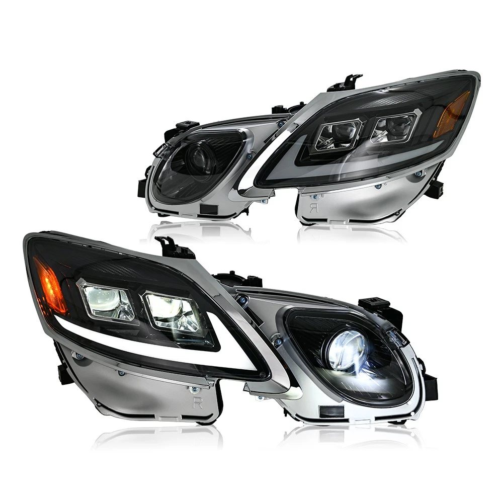 Full LED Headlights For Lexus GS300/350/430/460/450h 2006-2011 Animation Pair