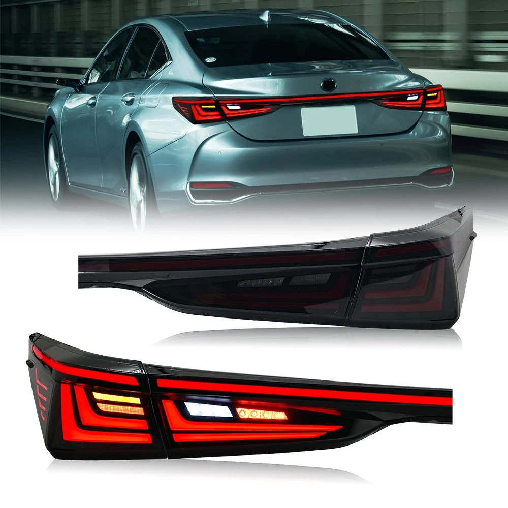 Full LED Tail Lights Trunk Lamp For 2019-2024 Lexus ES250 350 300h Animation