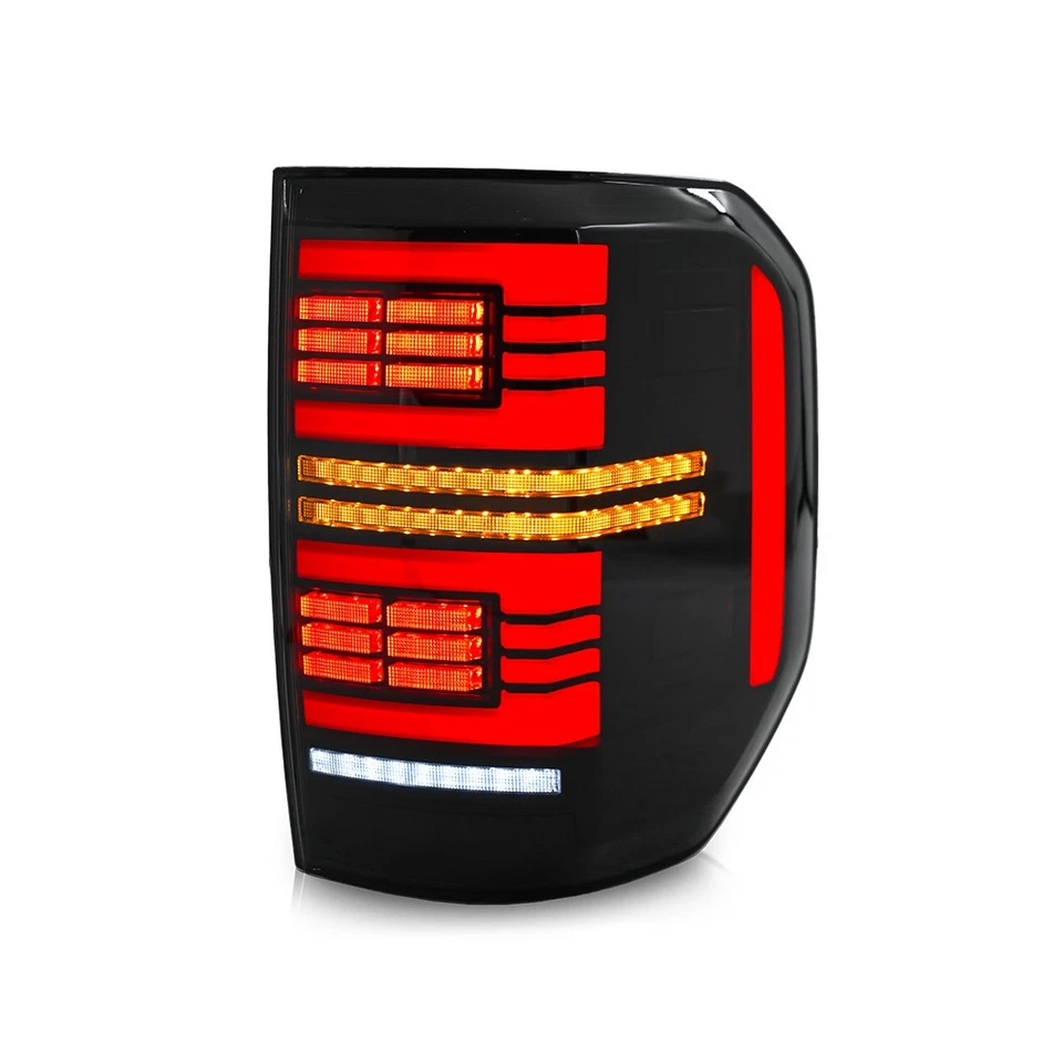 Smoke Len LED Tail Lights Assembly For Ford Maverick 2022-2024 Rear Lamps w/ DRL