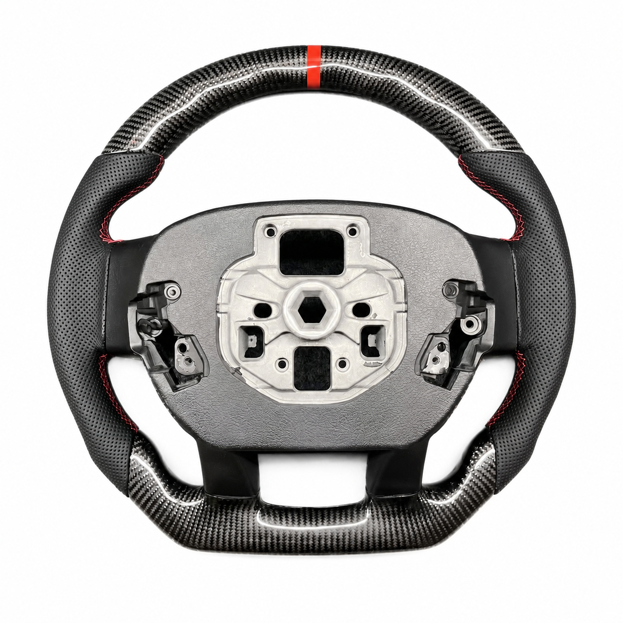 Custom Carbon Fiber Steering Wheel for Ford F-150, Raptor & Super Duty (2015–2024)