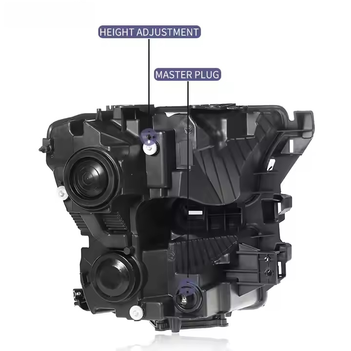 Ford F-150 Raptor Headlights 2015-2020 - US Version - Modified with LEDs - 4 Lenses - F-150 Headlights