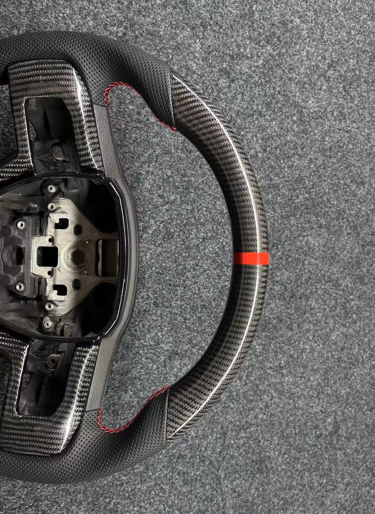 Custom Carbon Fiber Steering Wheel for Ford F-150, Raptor & Super Duty (2015–2024)