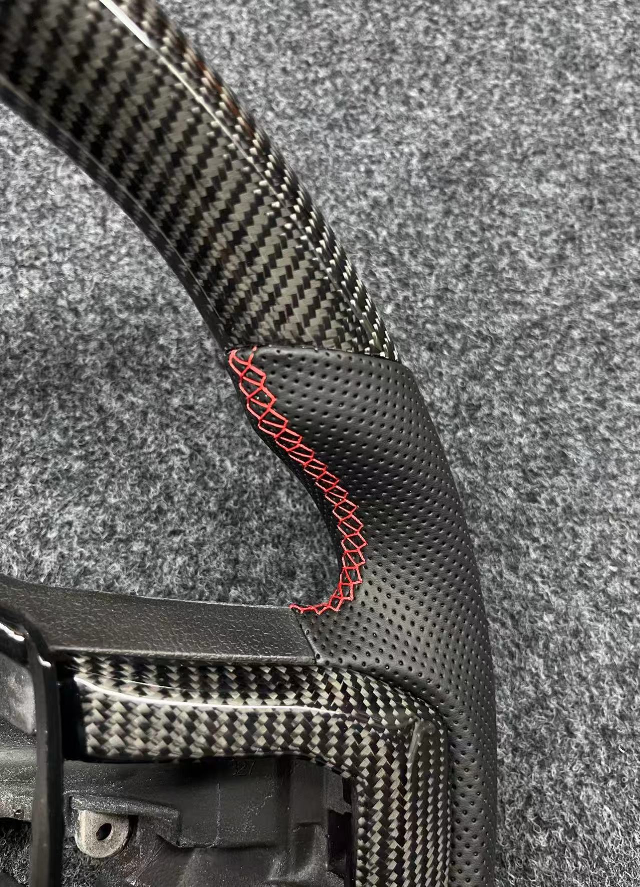 Custom Carbon Fiber Steering Wheel for Ford F-150, Raptor & Super Duty (2015–2024)