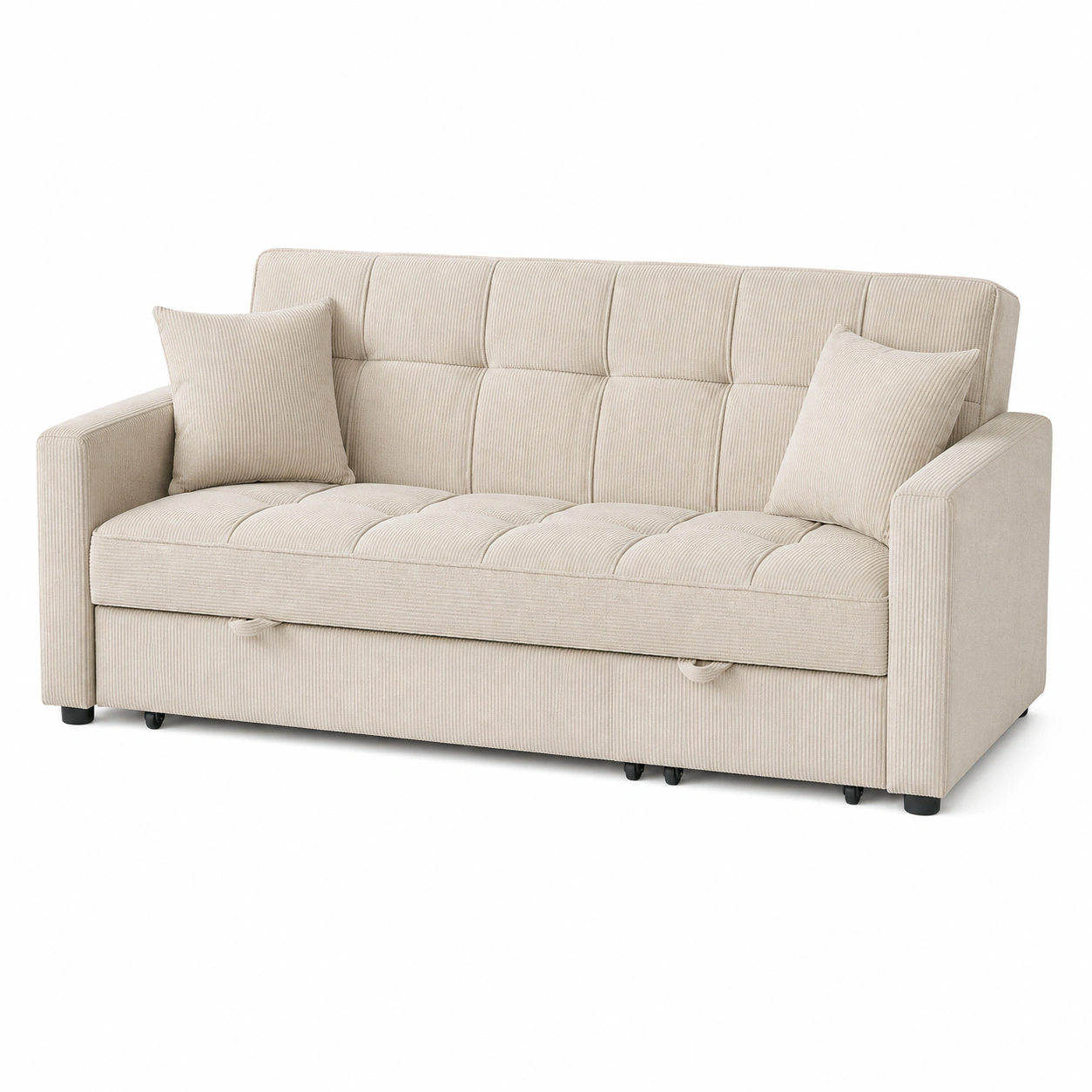 Sofa Cama Crema Moderno