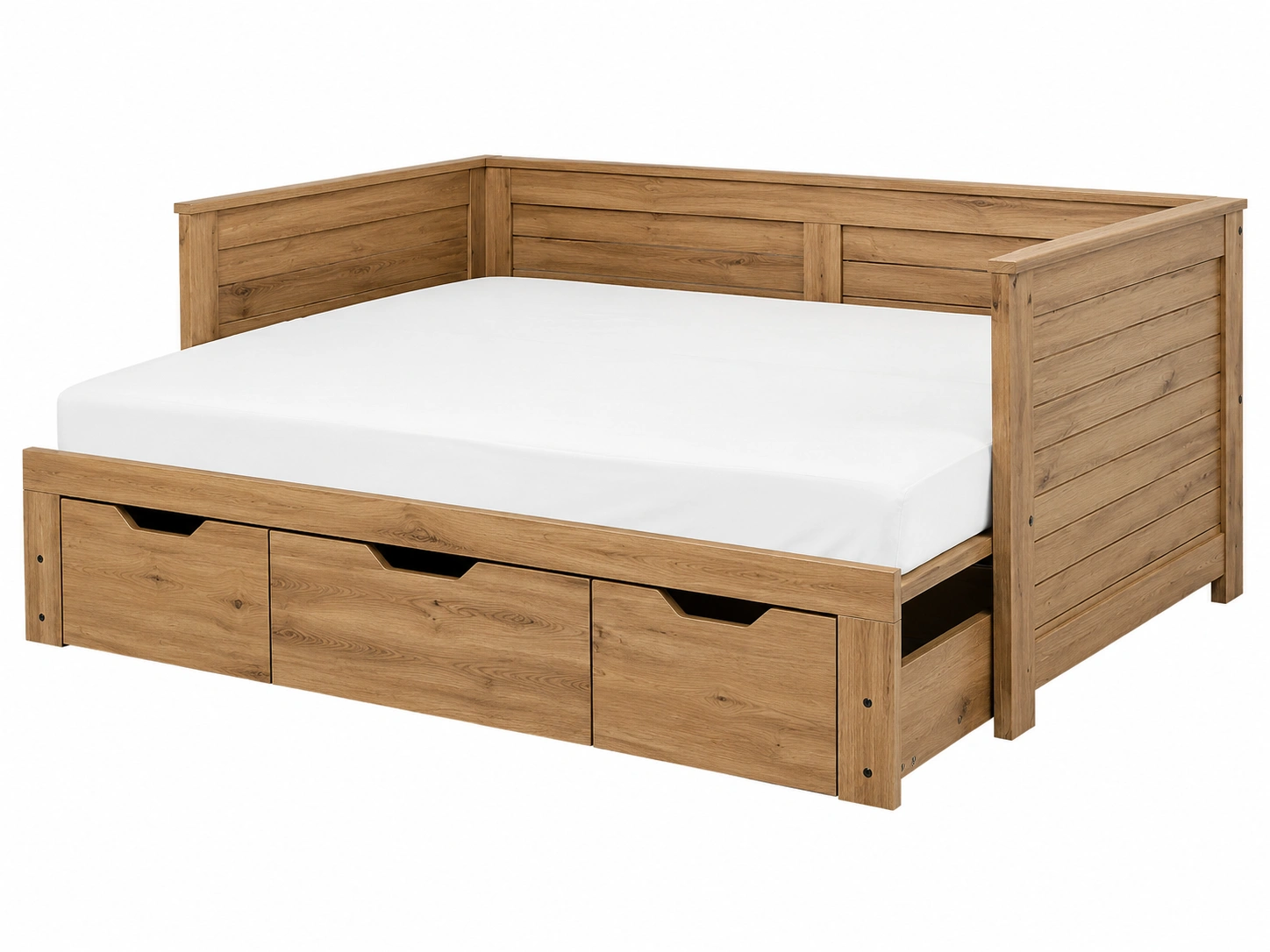 Cama con cajones Madera natural multifuncional