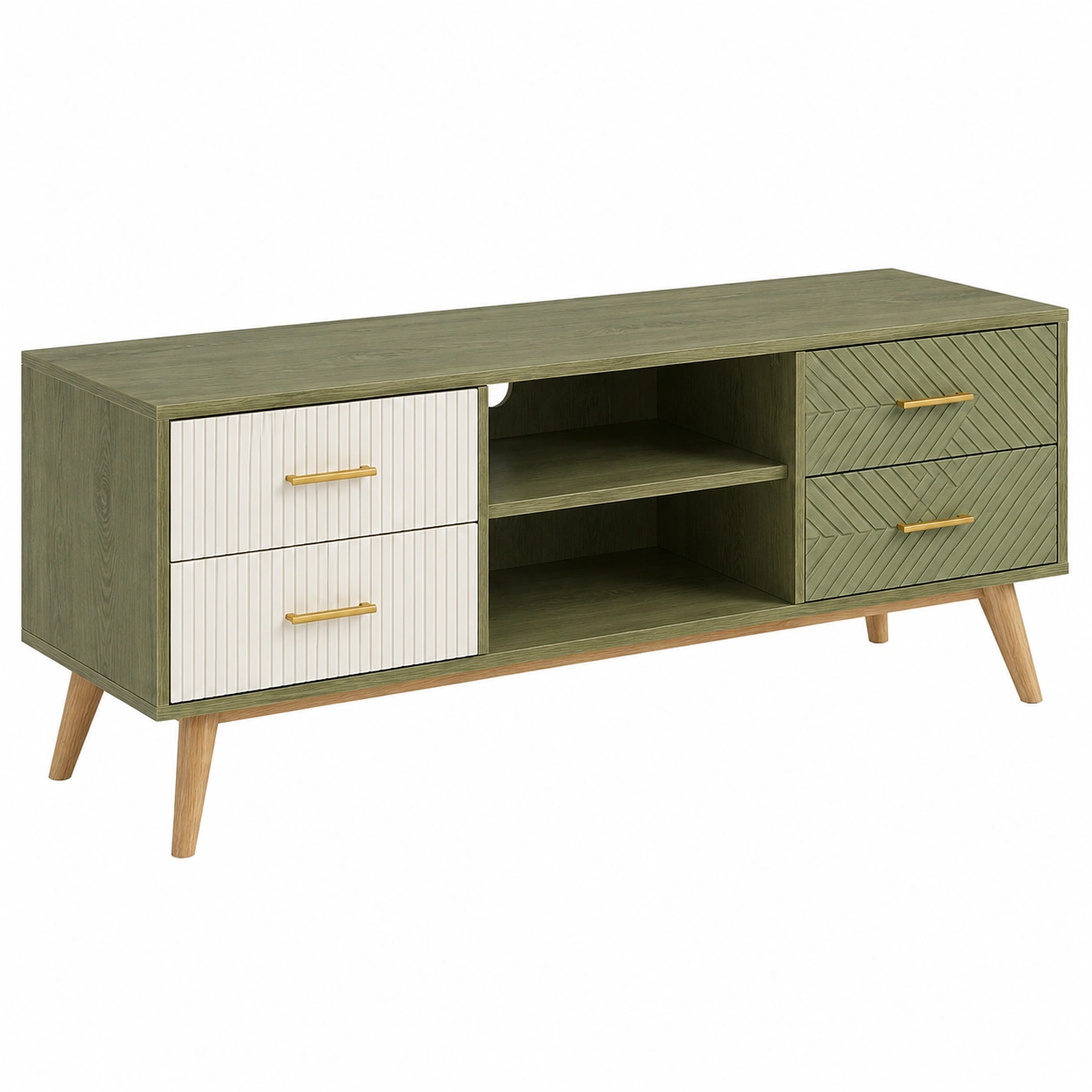 Mueble TV Verde Oliva