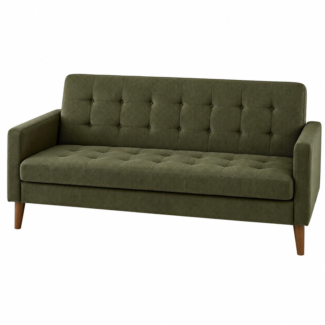 Sofa Futon Verde Oscuro-greenvelora