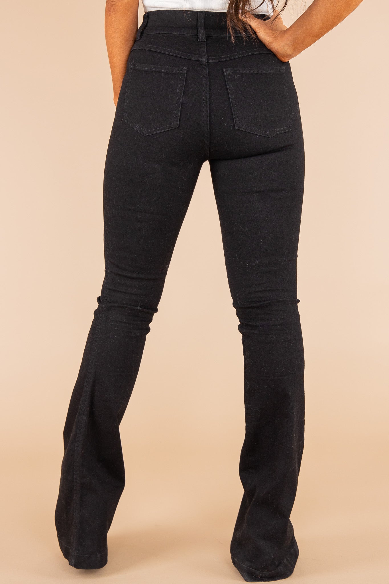 New Fitted Vintage Flared Jeans (Buy 2 Free Shipping)-Pink Laura