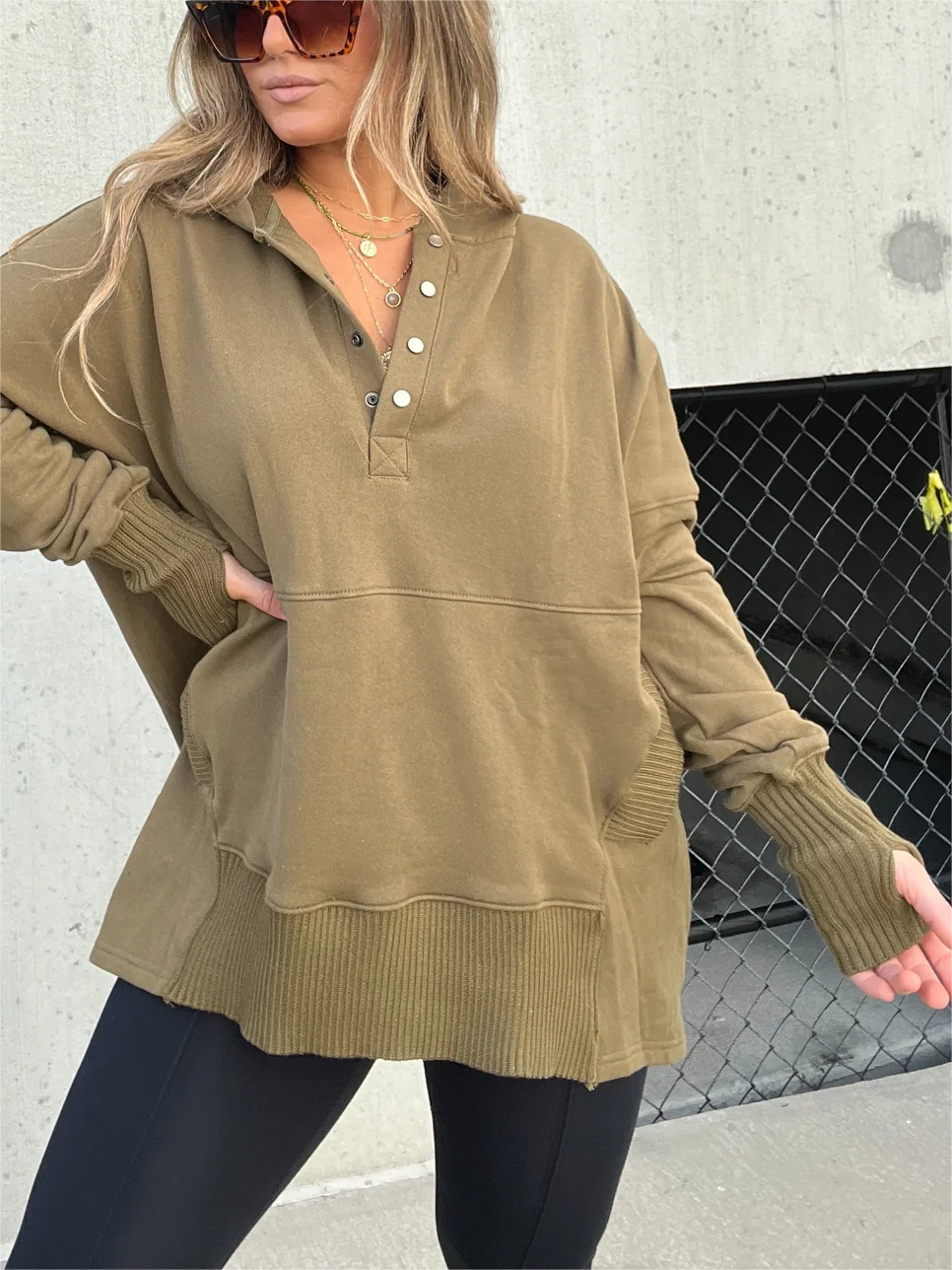 Good Morning Oversized Hoodie (Buy 2 Free Shipping)