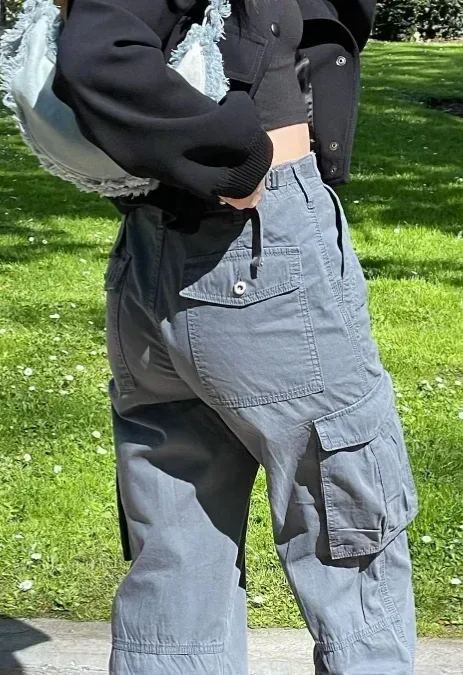 Adjustable Straight Fit Cargo Pants (Buy 2 Free Shipping)-Pink Laura