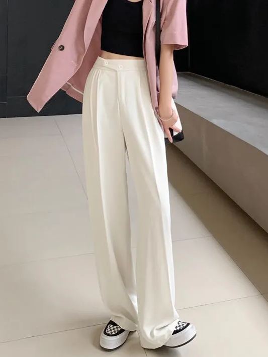 2023 Woman's Casual Full-Length Loose Pants (Buy 3 Free Shipping)-Pink Laura