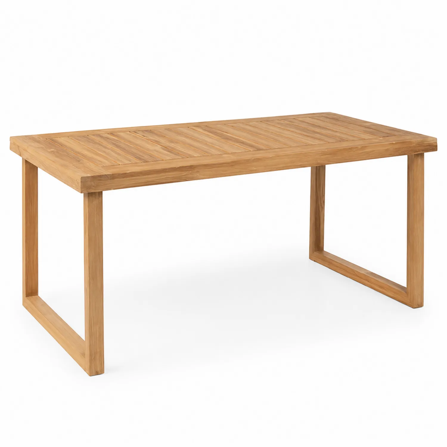 Mesa de comedor de madera de teca 200x100x75 cm