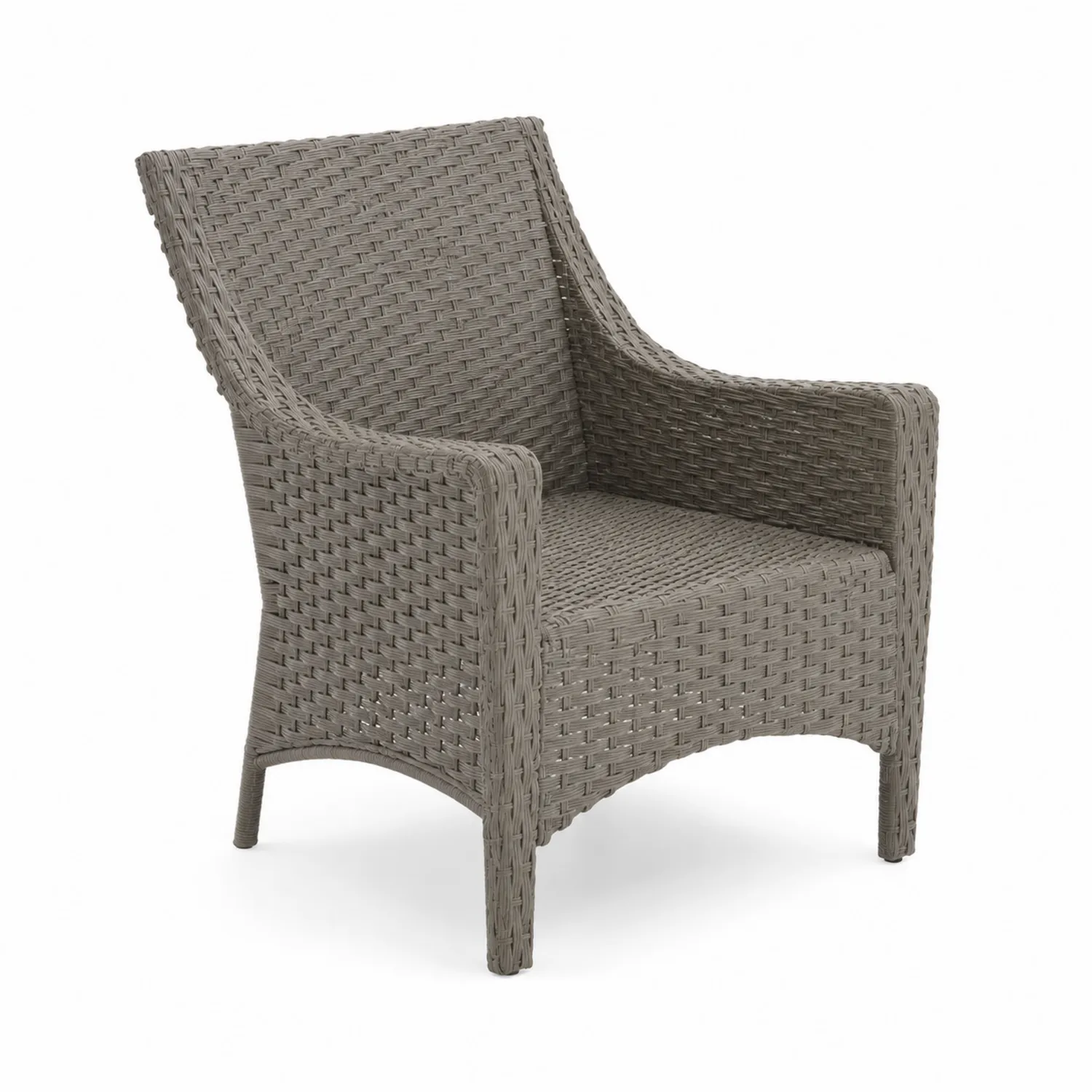 Sillón de Ratán Sintético Gris
