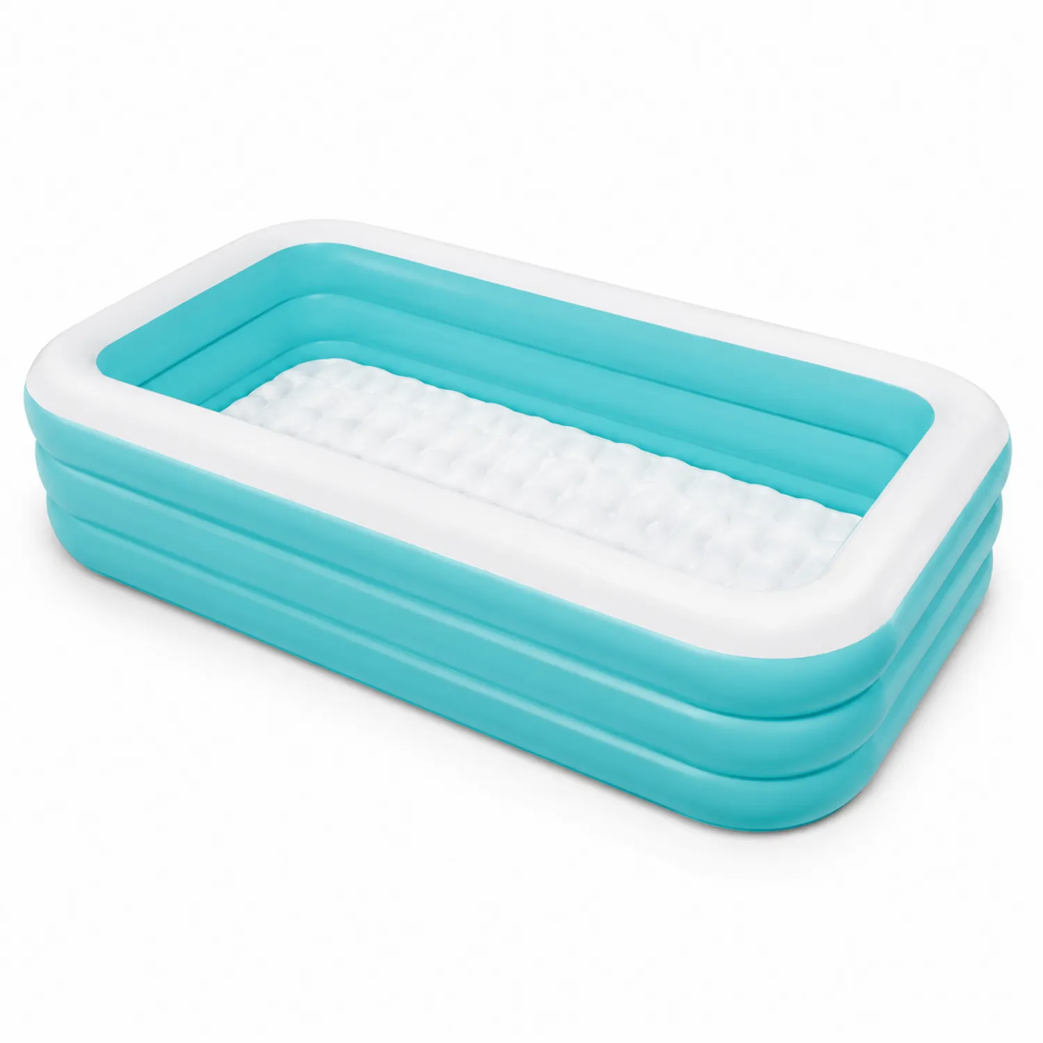 Piscina inflable de PVC Azul y Blanco 262x175x56 cm