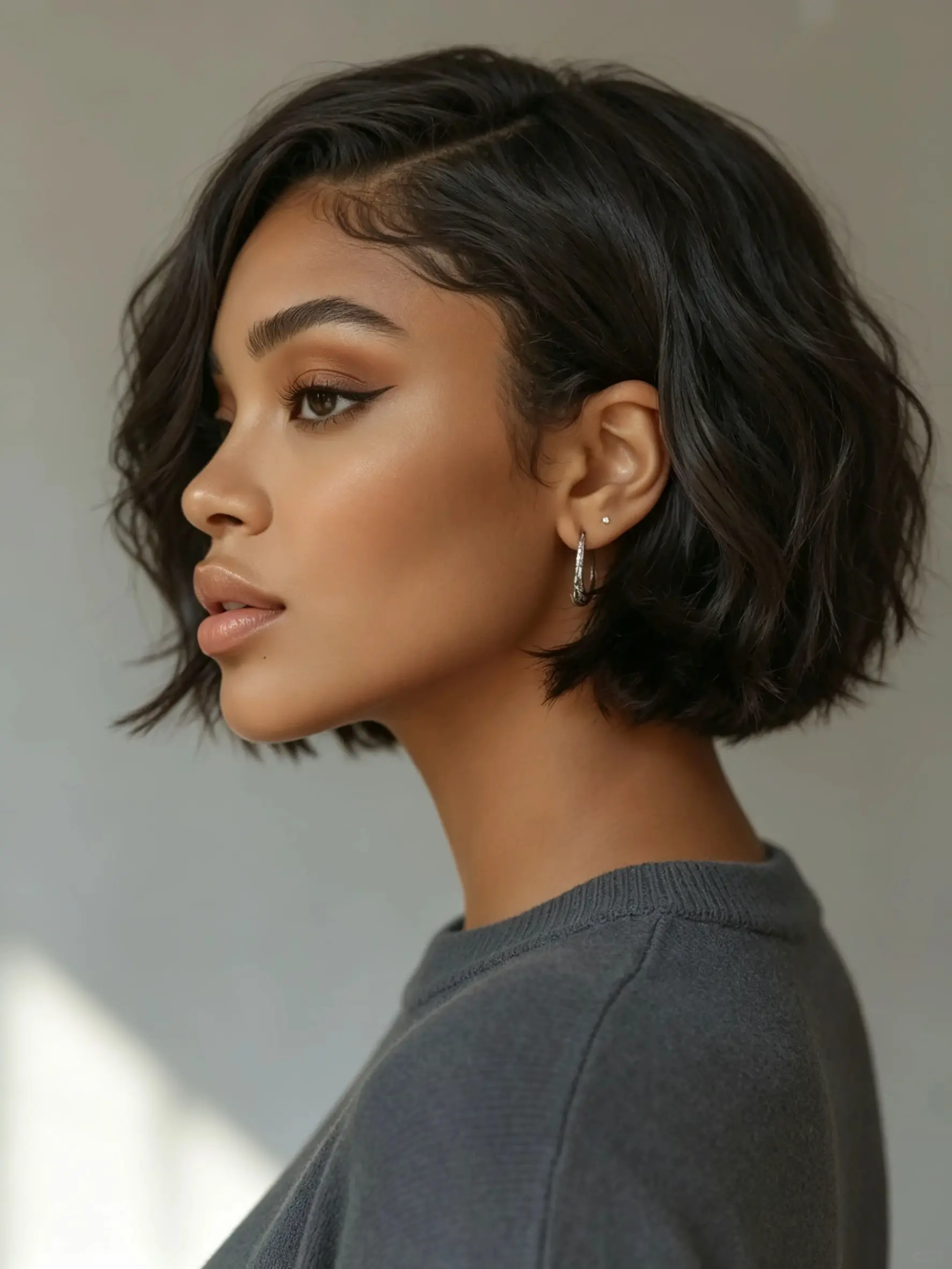 Glueless Brown Short Wig Wave Glueless Lace Wigs for Black Women