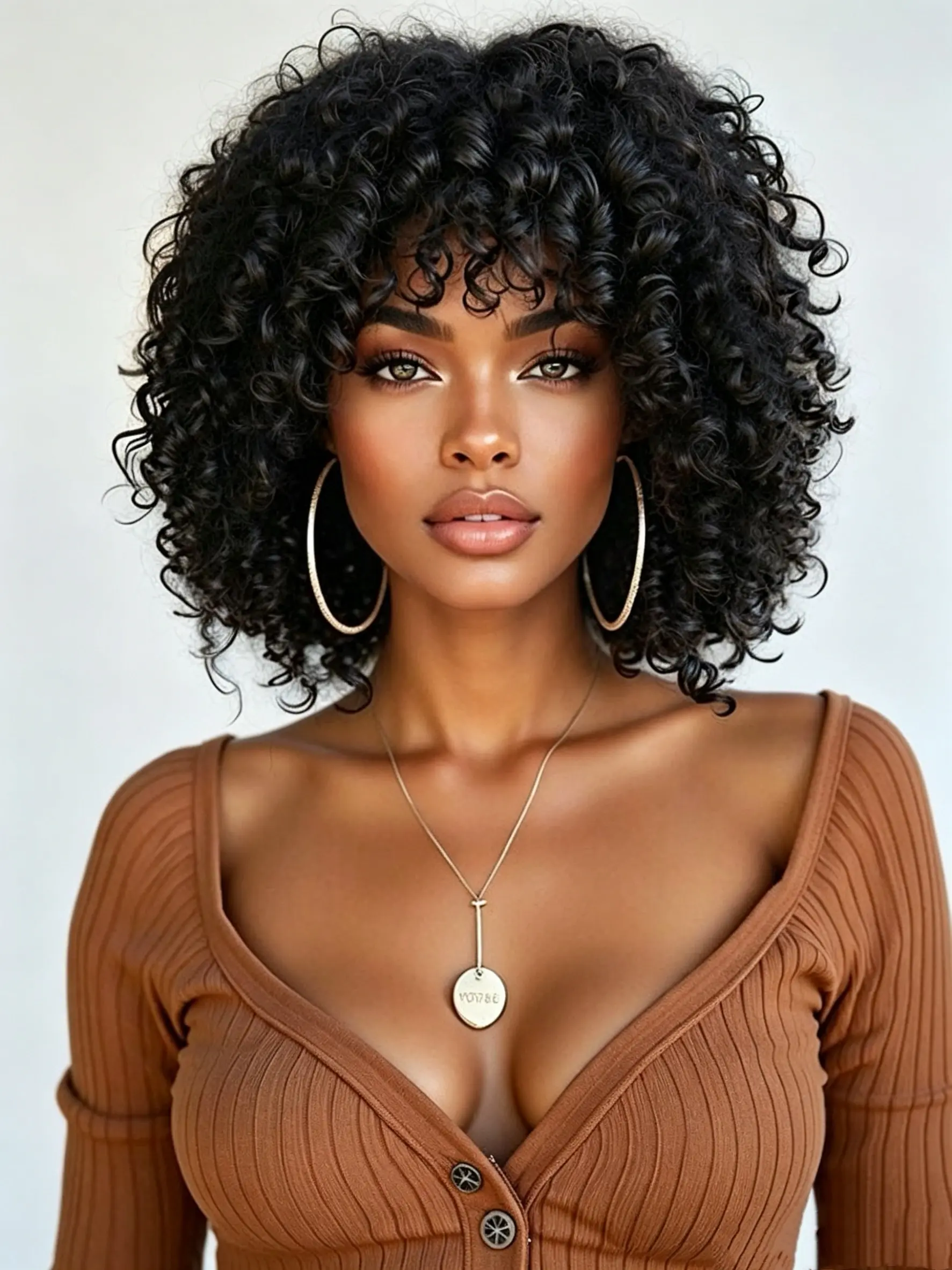 Glueless Deep Curly Short Wig | Wear and Go Human Hair Wig for Black Women