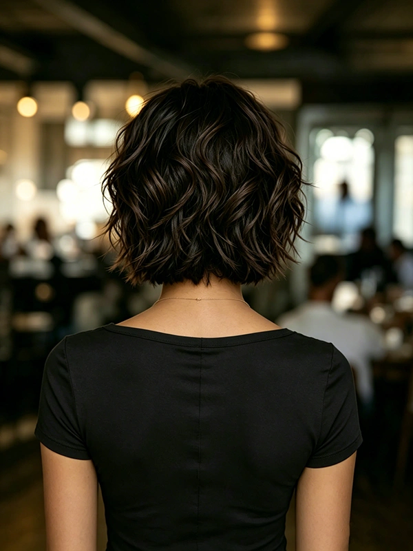 Glueless Lace Wigs Highlight Short Wave Real Human Hair Wigs for Black Women